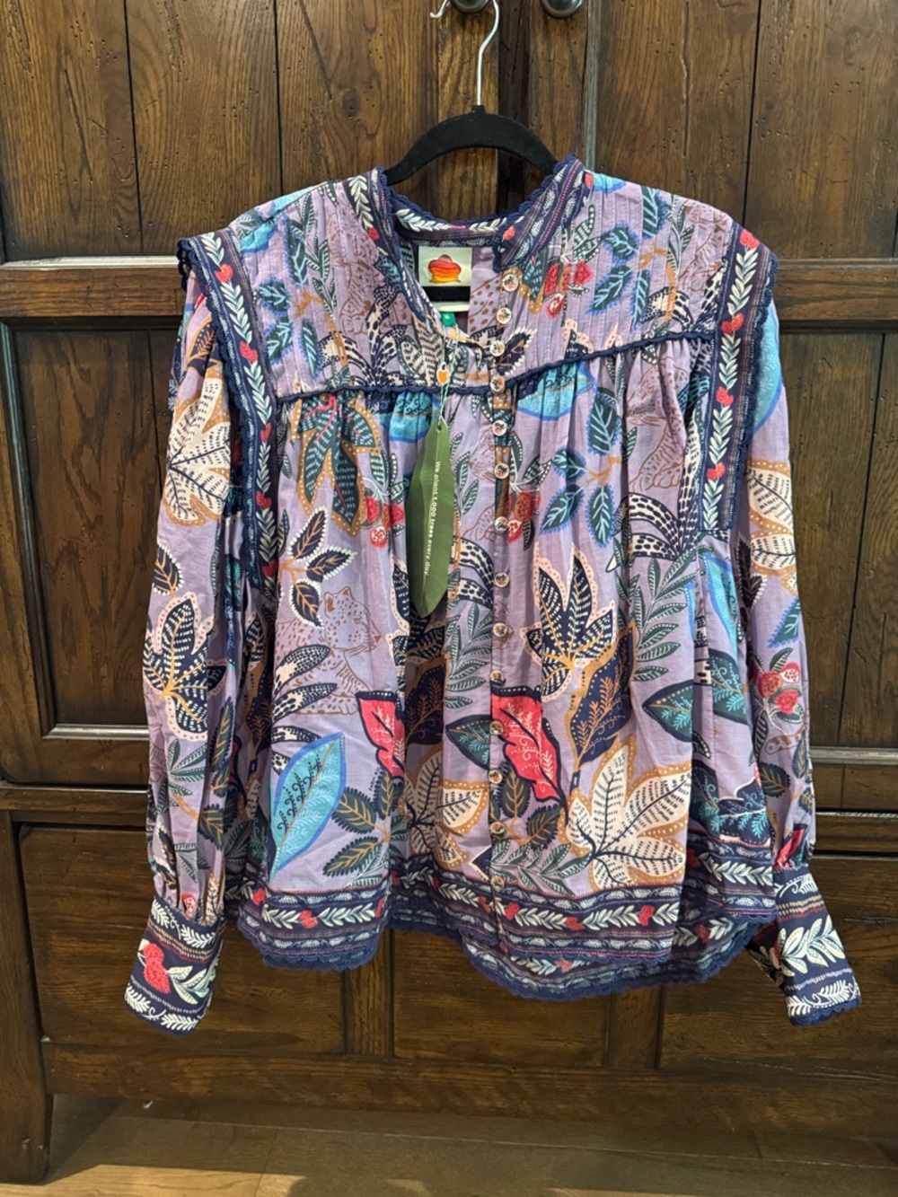 FARM Rio Blouse - Wild Night Floral